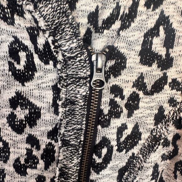 LUCKY BRAND Black and White Leopard Blazer - Picture 5 of 9